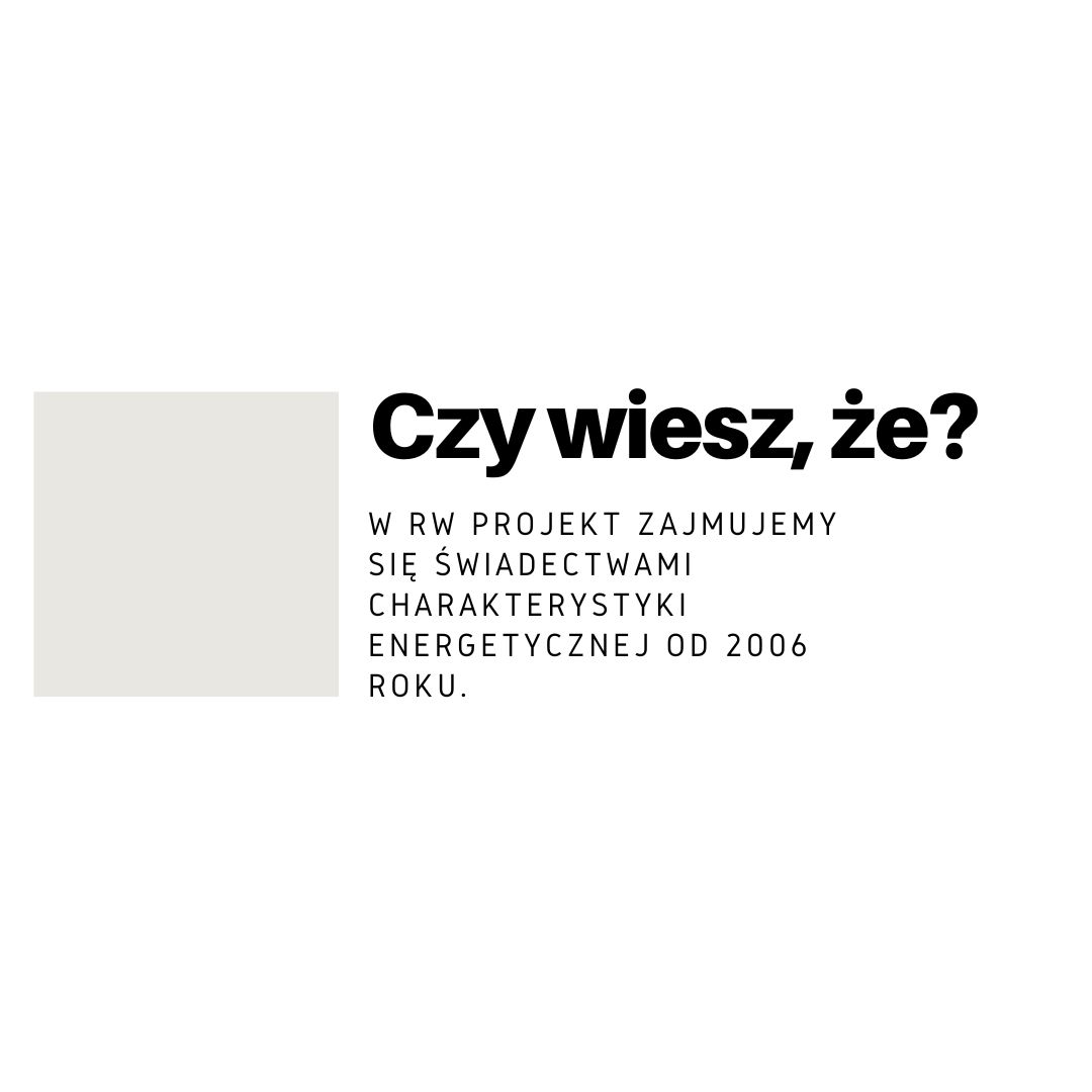 certyfikat energetyczny Siemianowice Śląskie dokument z numerem rejestru